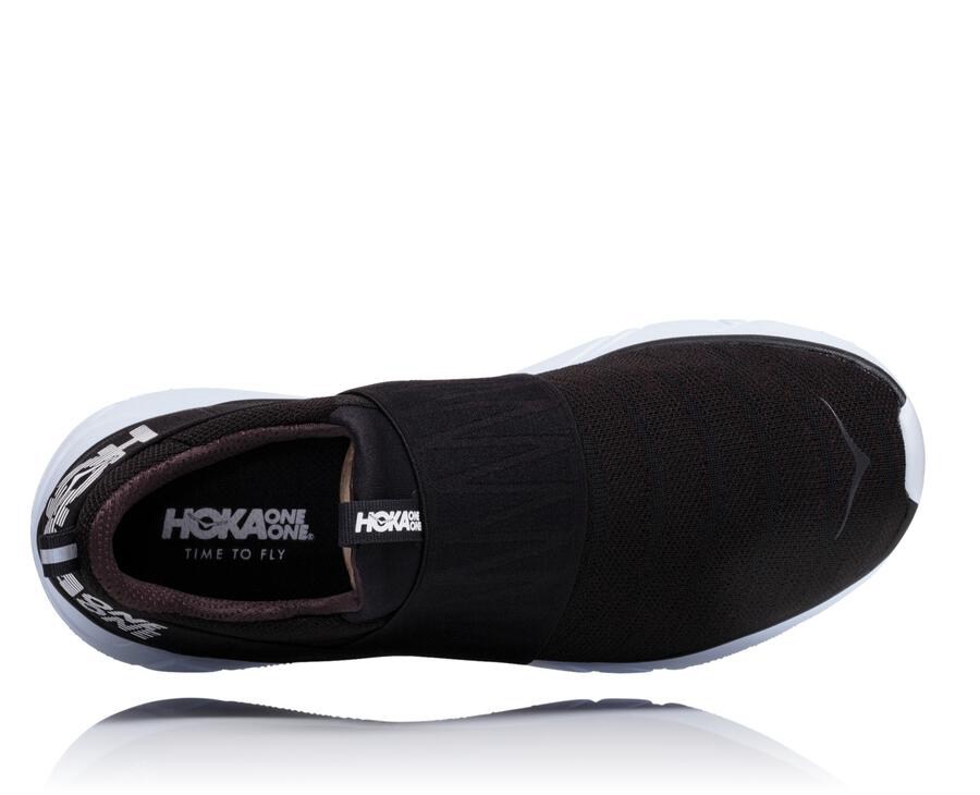 Hoka One One Koşu Ayakkabısı Kadın Siyah/Beyaz - Hupana Slip - FC5643219